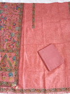 Pink Salwar Kameez with Kantha Work Dupatta & Plain Bottom